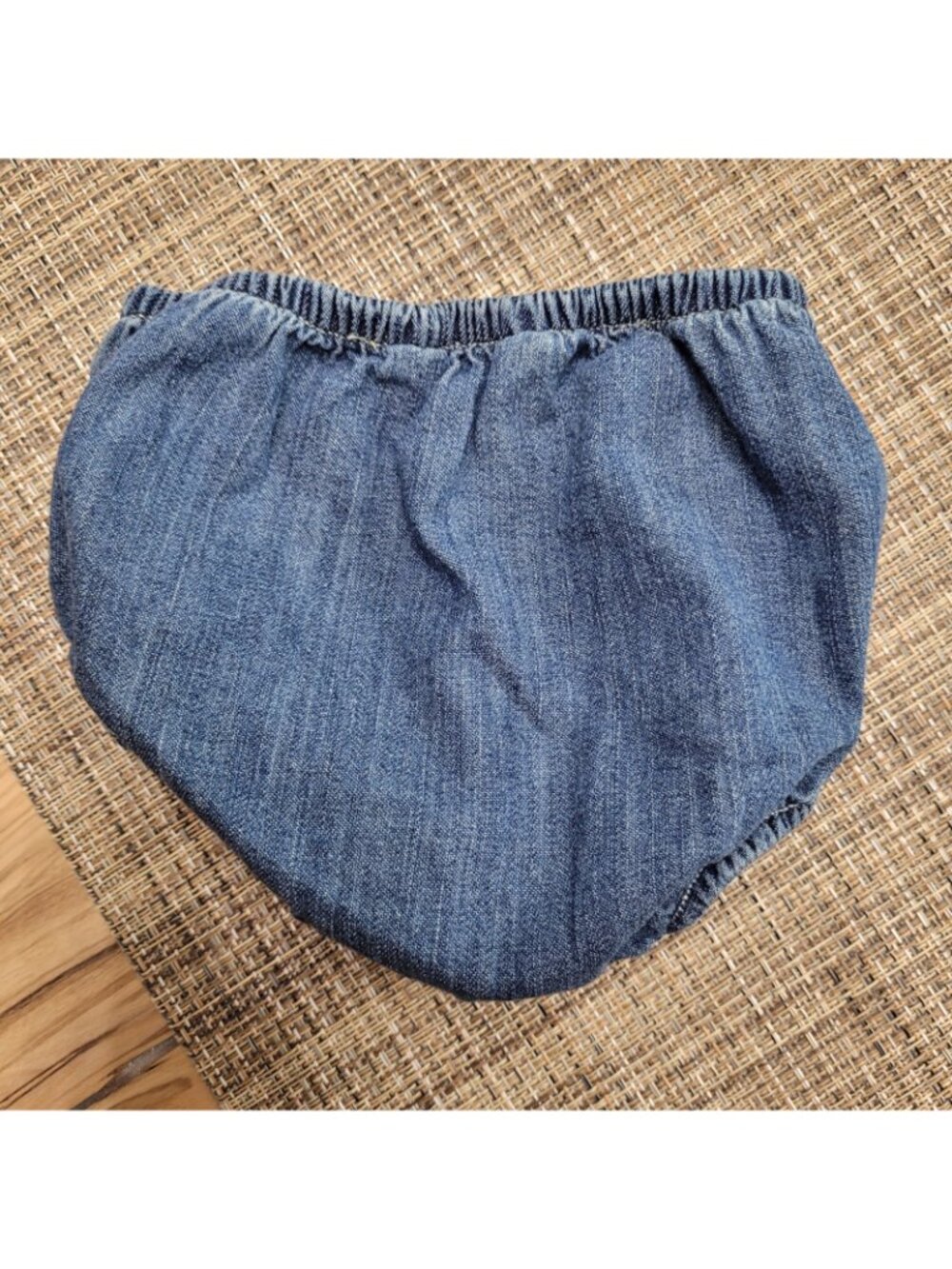 Ralph Lauren Baby Girl’s Denim Dress & Bloomer Indigo Blue Pony Size 3M - Picture 10 of 10